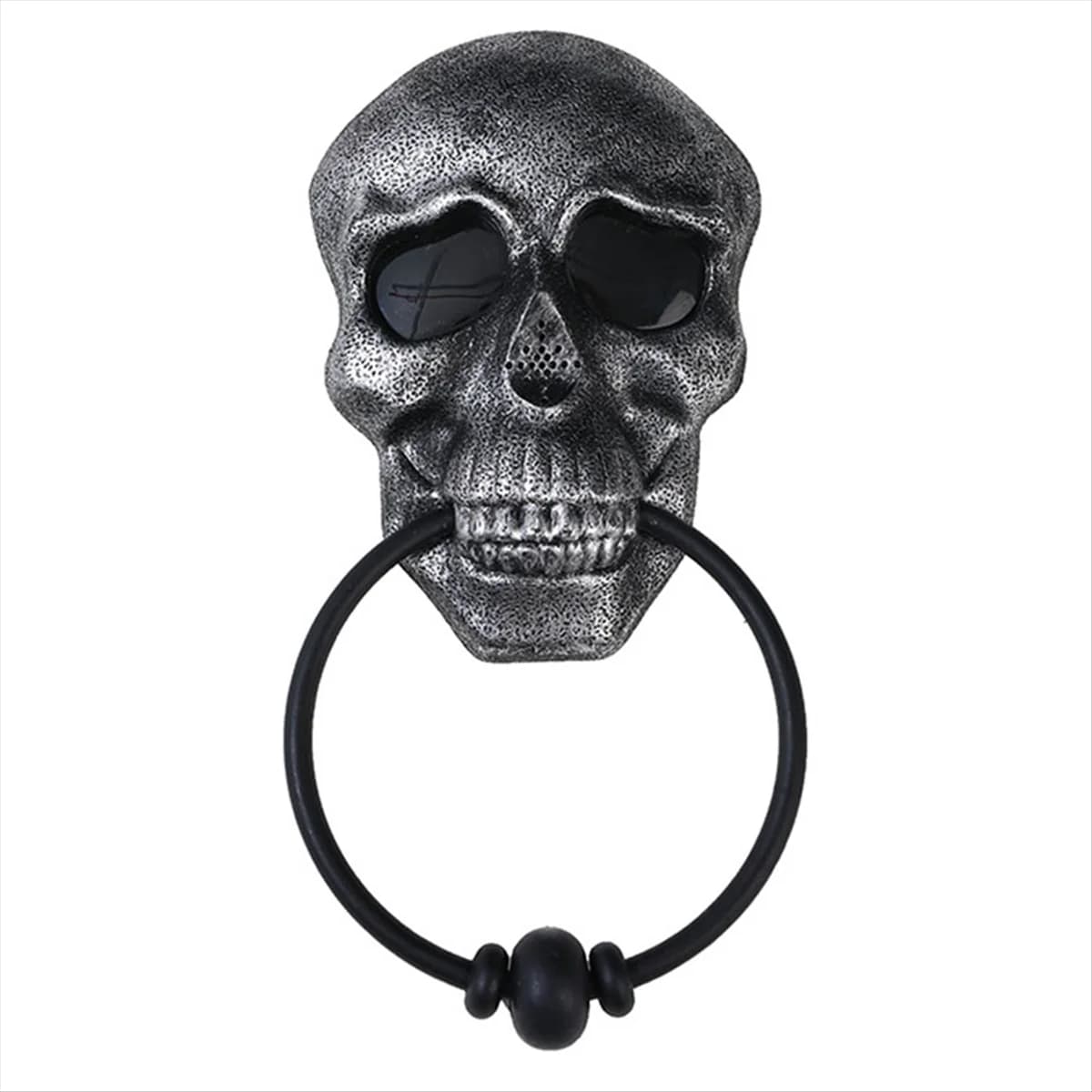 Halloween Door Bell Skull Haunted Doorbell with Sound Light-Up Eyeball Scary Halloween Party Props for Front Door B