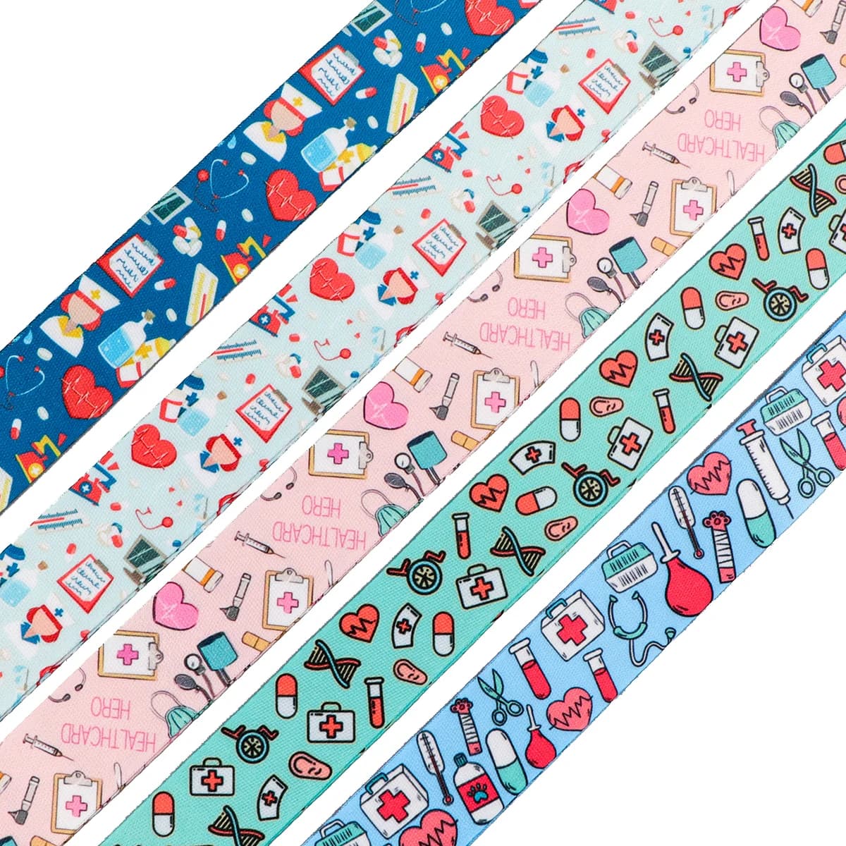 Medical Nurse Doctor Lanyards for Keys ID Card Gym Phone Straps USB Badge Holder DIY Hang Rope Neck Straps Anti-lost Lanyard