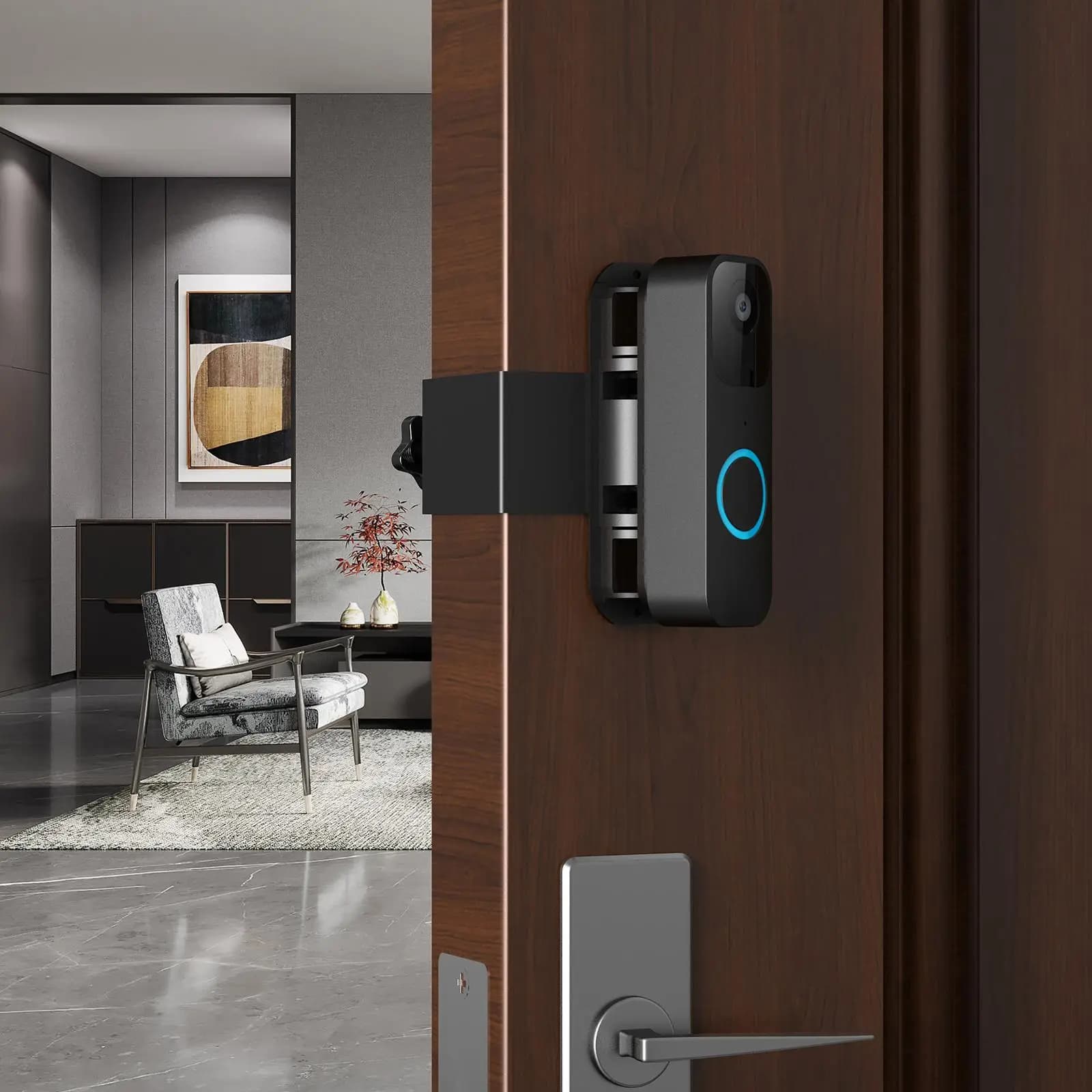 Doorbell Mount Mounting Bracket Cover Adjustable Door Mount Video Doorbell for Room House Office