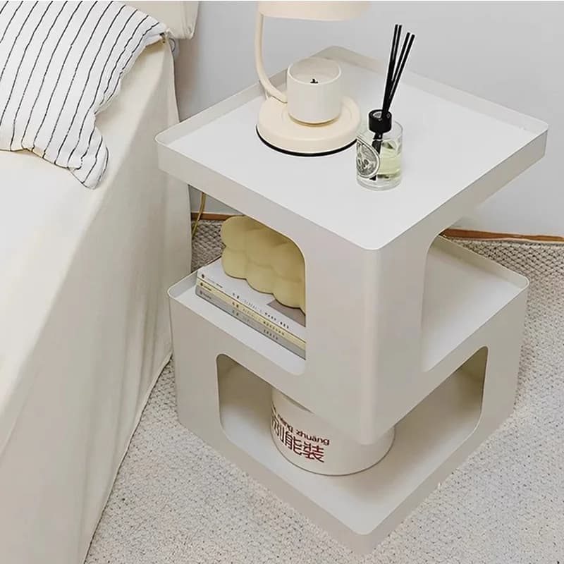 Nordic Nightstands Mobile Small Bedside Table Coffee Console Organizer Nightstands Storage Muebles Para Hogar Japanese Furniture