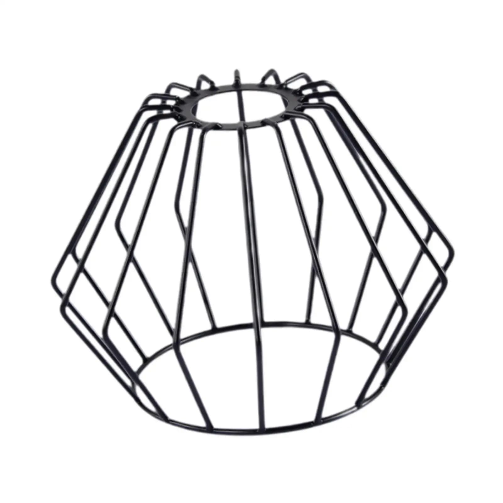 Wire Lampshade Metal Mesh Pendant Lamp Shade Easy Installation Decoration Simple Lampshade Bulb Guard for Cafe Restaurant Bar