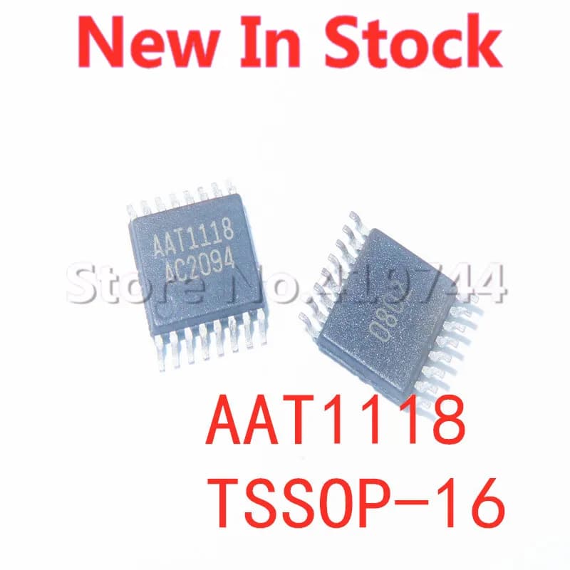 2PCS/LOT AAT1118 AAT1118-T1-T TSSOP-16 SMD LCD screen power management chip In Stock NEW original IC