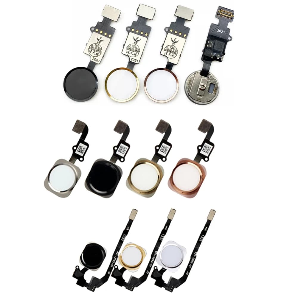 Home Button Flex Replacement For iPhone 5s 6 6s 6sPlus 7 8 Plus Menu Main Key Flex Cable NO Fingerprint