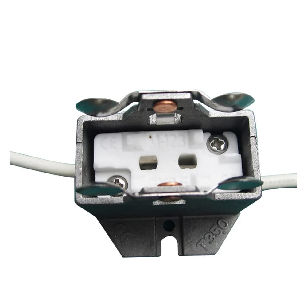 GX9.5/GY16 Lamp Holder Stage Marine Ceramic Lamp Holder Aluminum Cast Iron Lamp Holder