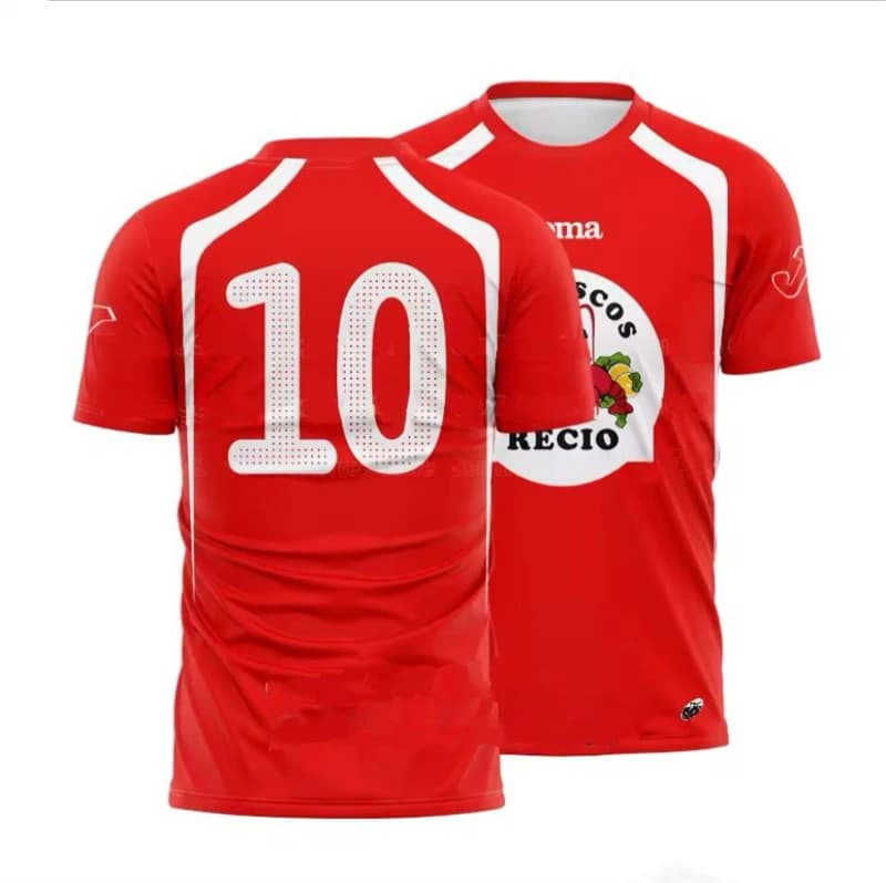 Men Sports T-Shirt Seafood Shrimp Print Short Sleeves Children Casual Loose Shirt Christmas Gift Party Top Men Kids Sport Jersey