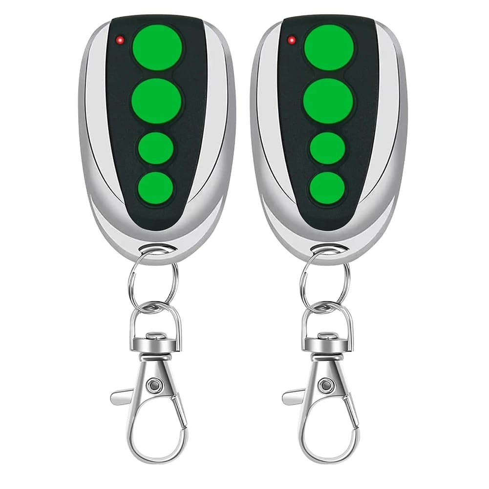 For TOPENS M12 Gate Opener Remote Control 4-Button Transmitter for Automatic Swing Sliding Gate Opener,433.92MHZ, 2 Pack