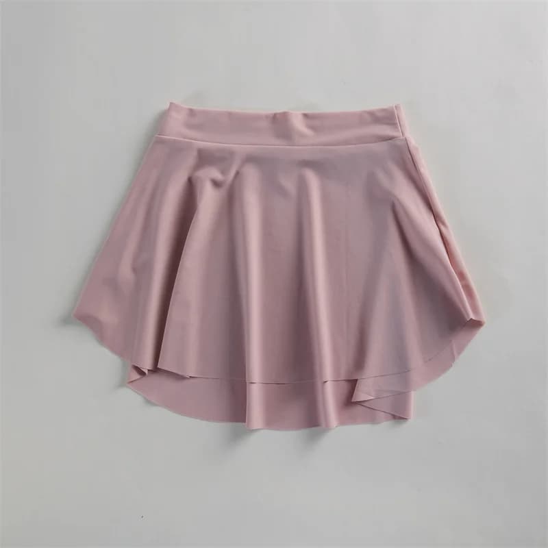 Hot Sale High Quality Many Colors Nylon Spandex Yoga Sports Kids Girls Women Adult Ballet Dance Skirts