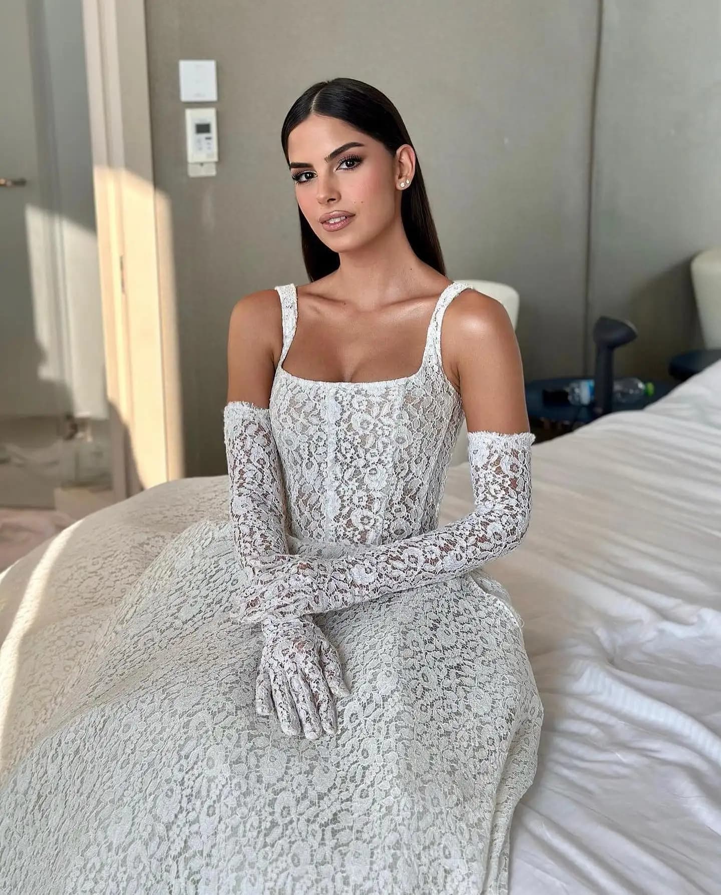 Vestido De Noiva Minimalistas Lace Wedding Dress Ball Gown 2024 Mais Vendido Vestidos Novias Original Sob Medida Hochzeitskleid