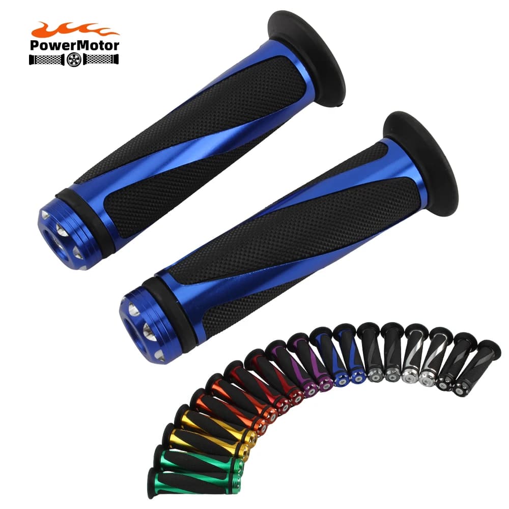7/8 "22mm Motorcycle Grip Universal Handle Handlebar CNC for Kawasaki Honda Yamaha Suzuki Benelli Ducati Scooter Ebike Motorbike