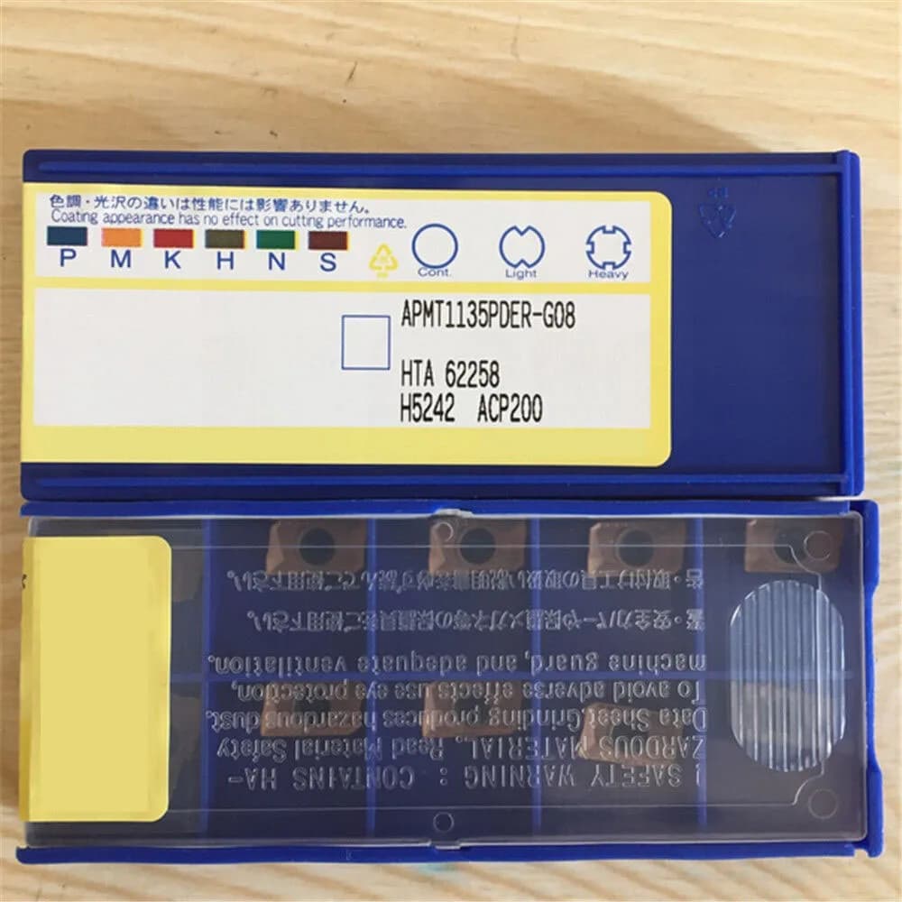 10pcs New ACP200 APMT1135PDER-G08 Carbide Inserts