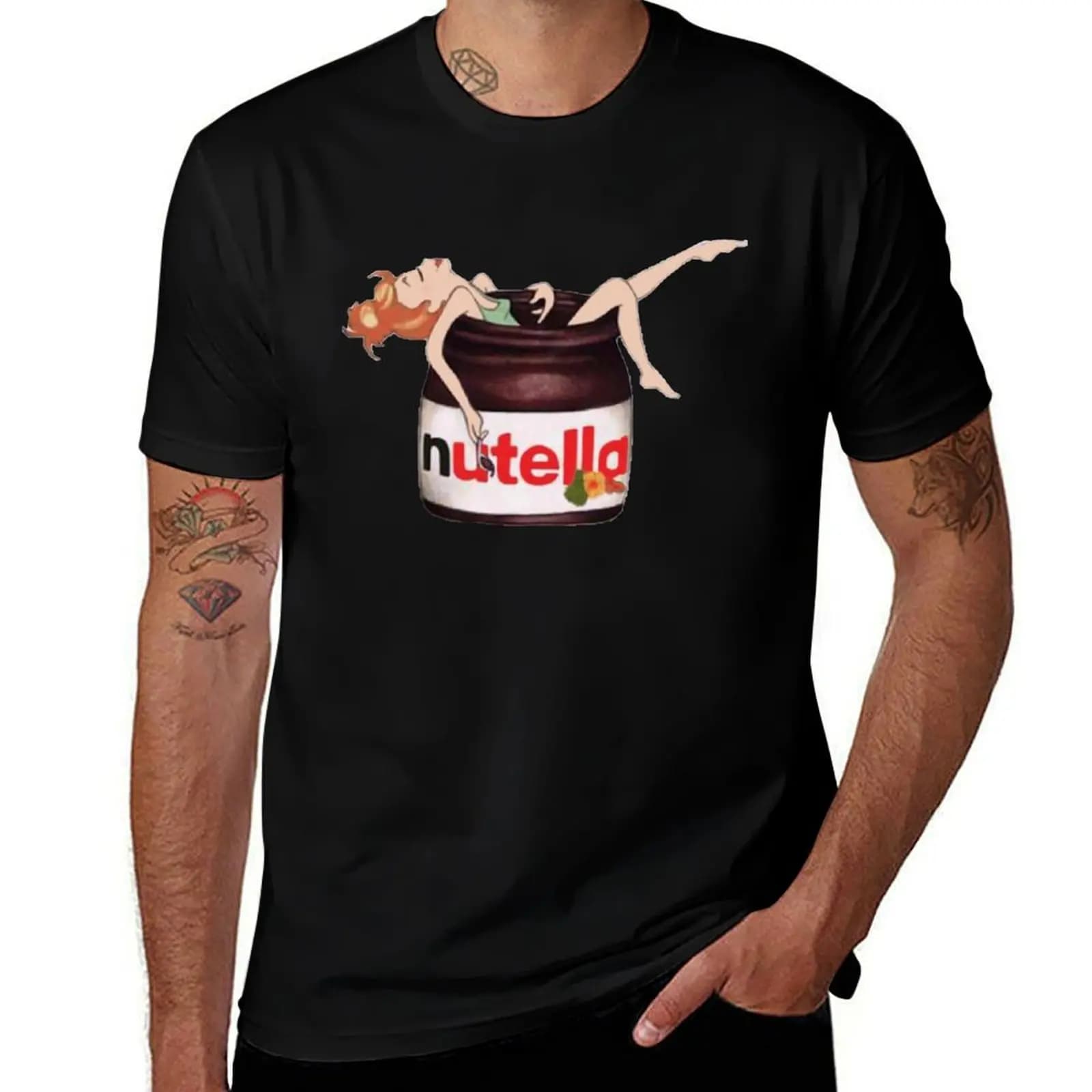 Nutella girl T-Shirt boys animal print custom shirt summer clothes animal prinfor boys men t shirt