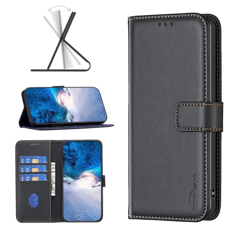 Leather Case For Infinix GT 20 Pro Smart 8 Note 40 Pro Plus 30i Hot 40 4G 2024 Zero 30 Play NFC VIP X6528B Flip Wallet Book Case
