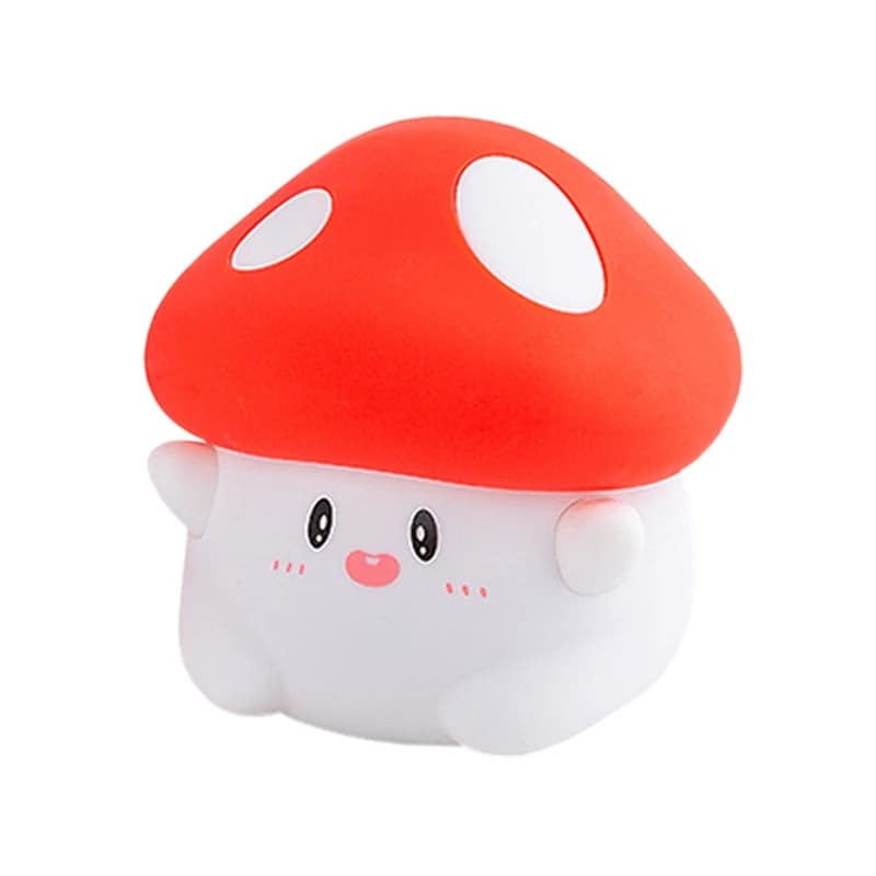 GTBL Mushroom LED Silicone Night Light Soft Sleeping Nursery Night Light Dimmable Rechargeable Lamp Room Decor