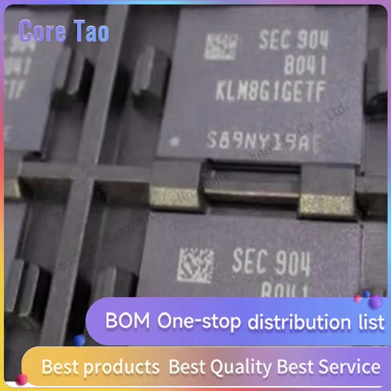 1PCS/LOT  KLM8G1GETF-B041 KLM8G1GETF 8G EMMC 5.1 BGA153 Memory chip shot spot