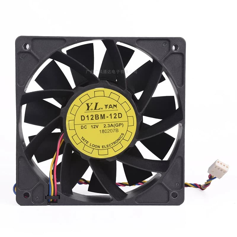 New original D12BM-12D 12V 2.3A 12cm 120*38MM ant S7 S9 L3+ T9+ M3 S9i high air volume violent cooling fan