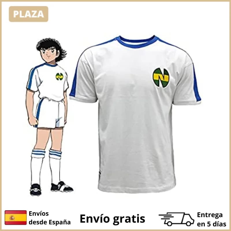 Summer Captain Tsubasa School Nansheng Olive and Benji Football T-shirt Street Large Sportswear Round Neck Breathable and Co