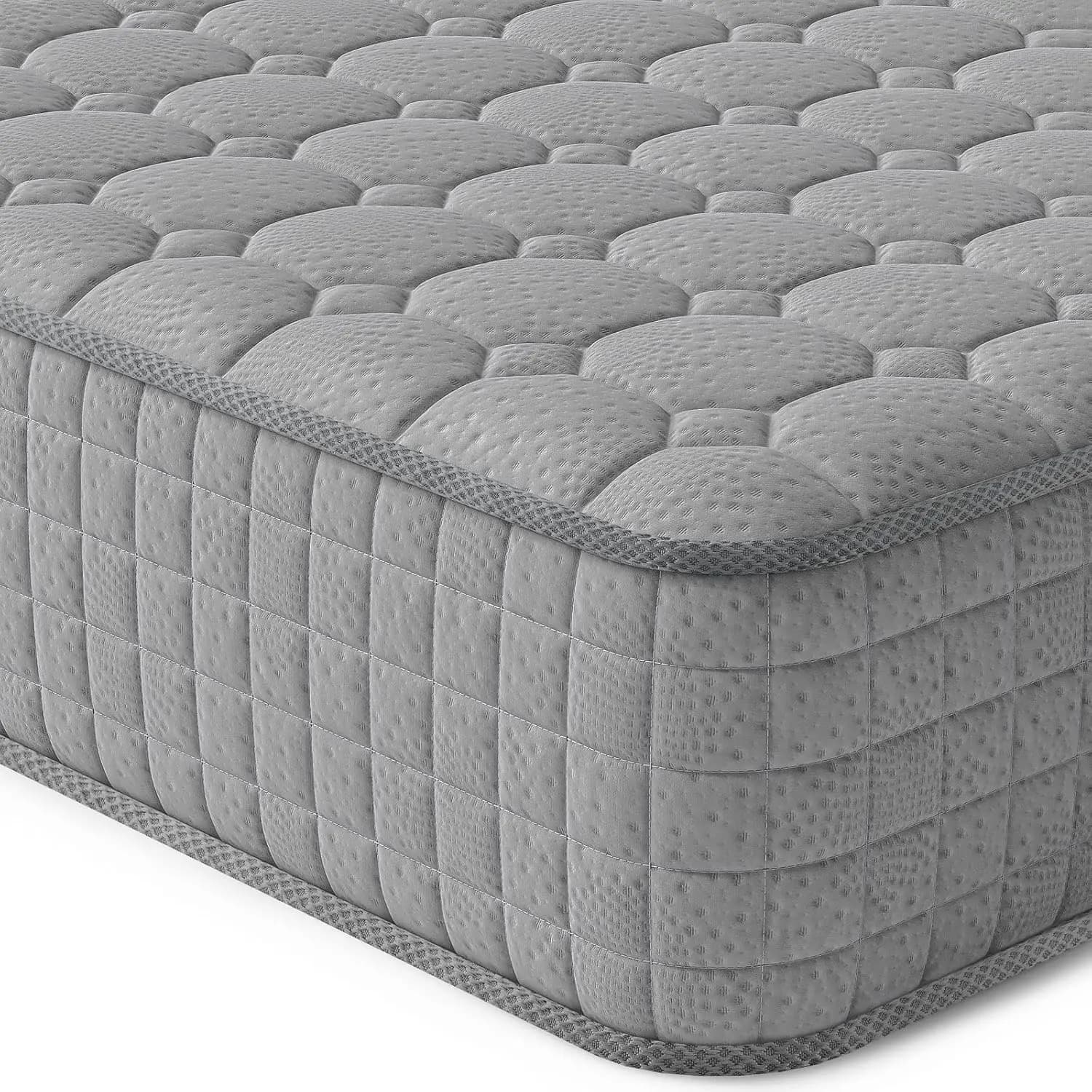 8 Inch Hybrid Twin Mattress - Multiple Sizes & Styles Available, Ergonomic Design with Memory Foam and Pock