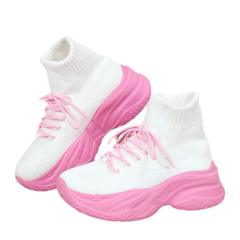 Thick Soled Socks Women's Shoes Comfortable Breathable Casual Sports Single Shoes Fashion Matching Outdoor Shoes