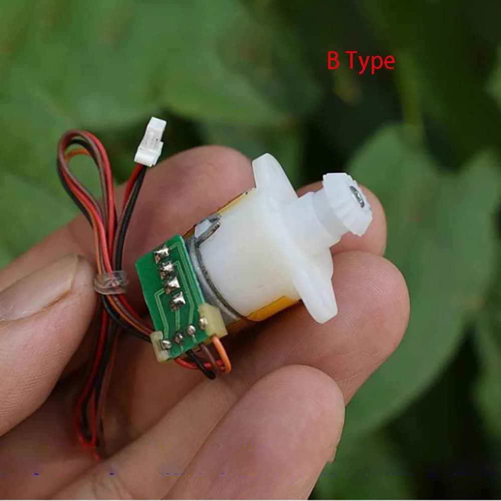 1PCS Micro 15mm Precision Stepper Motor DC 6V 2-phase 4-wire Mini 3-stage Planetary Reduction Gear Box 1:110 Diy Accessories