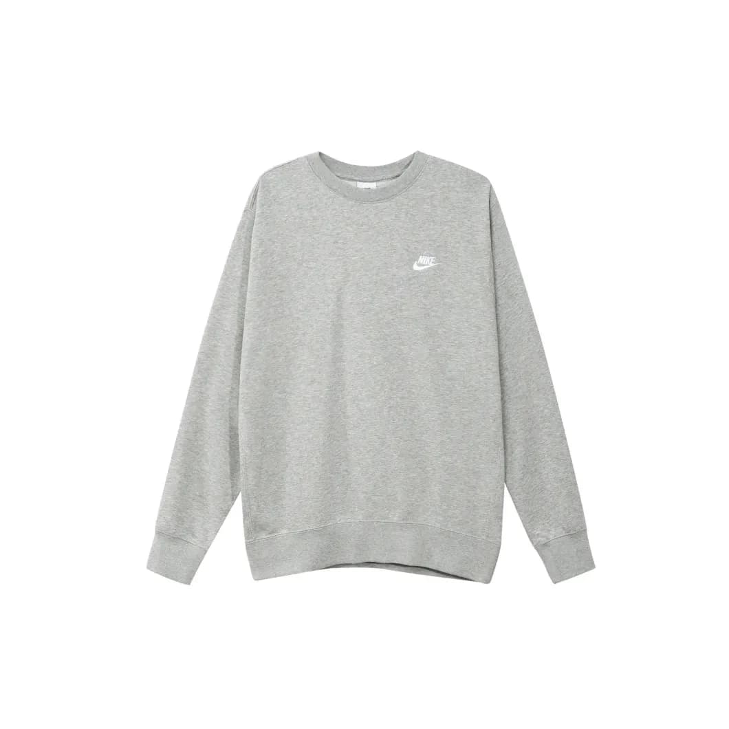 Nike Long Sleeve Crew Neck Training Sweatshirt Gray