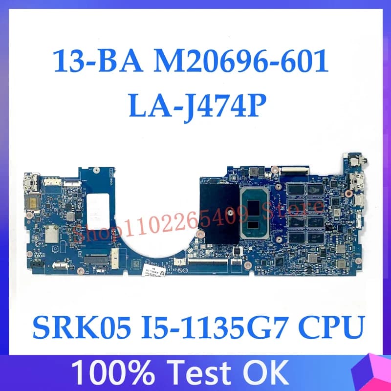 M20696-601 M20696-501 M20696-001 Mainboard For HP Envy 13-BA Laptop Motherboard GPT30 LA-J474P W/SRK05 I5-1135G7 CPU 8G 100%Test