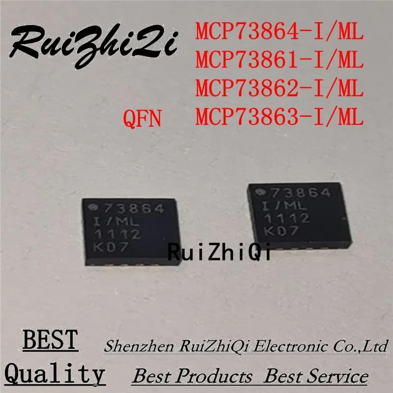 NEW 5PCS/LOT MCP73864-I/ML   MCP73861-I/ML   MCP73862-I/ML   MCP73863-I/ML QFN