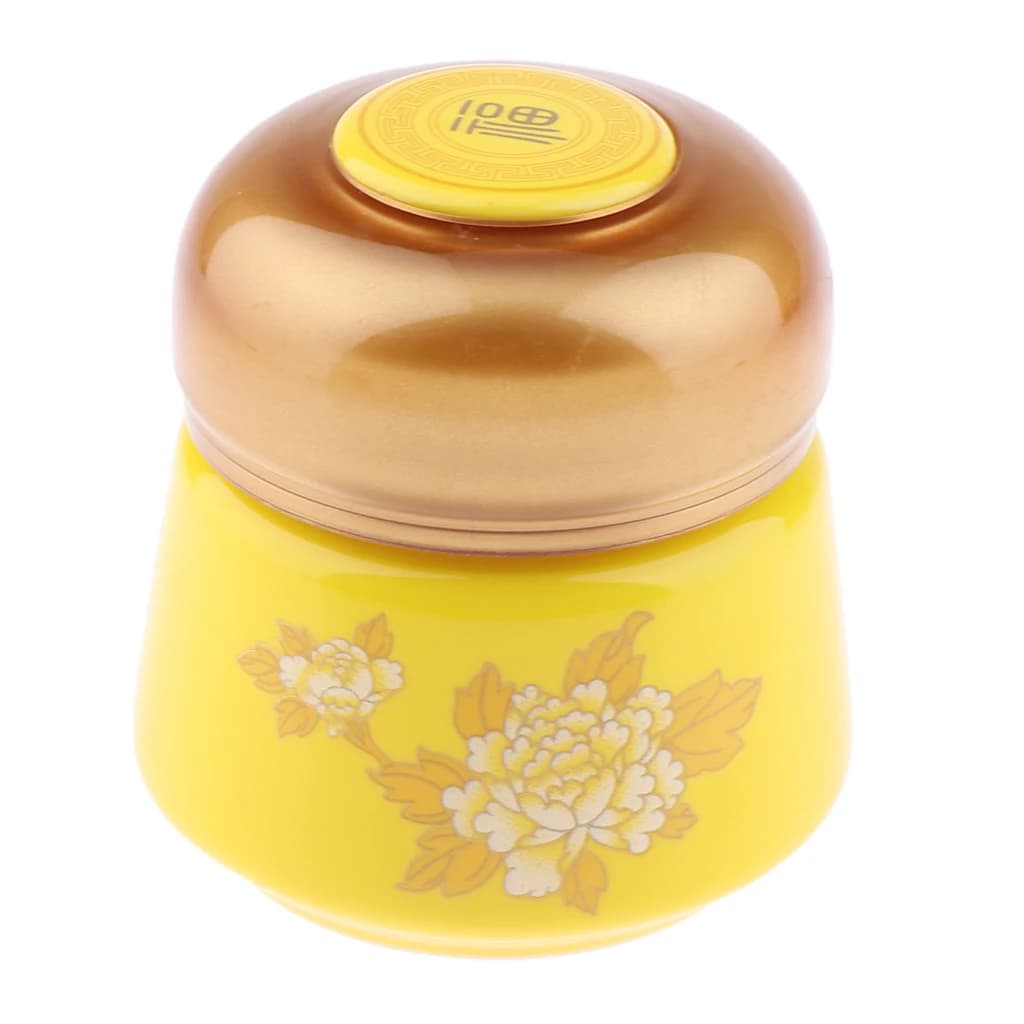 Empty Mini Ceramics Cosmetic Pot Salve, Lip Balm, Lotion Bar，Spice