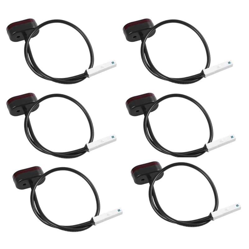 6X Rear Tail Lamp Stoplight Brake Lights With Line For Xiaomi Mijia M365 M187 Electric Scooter