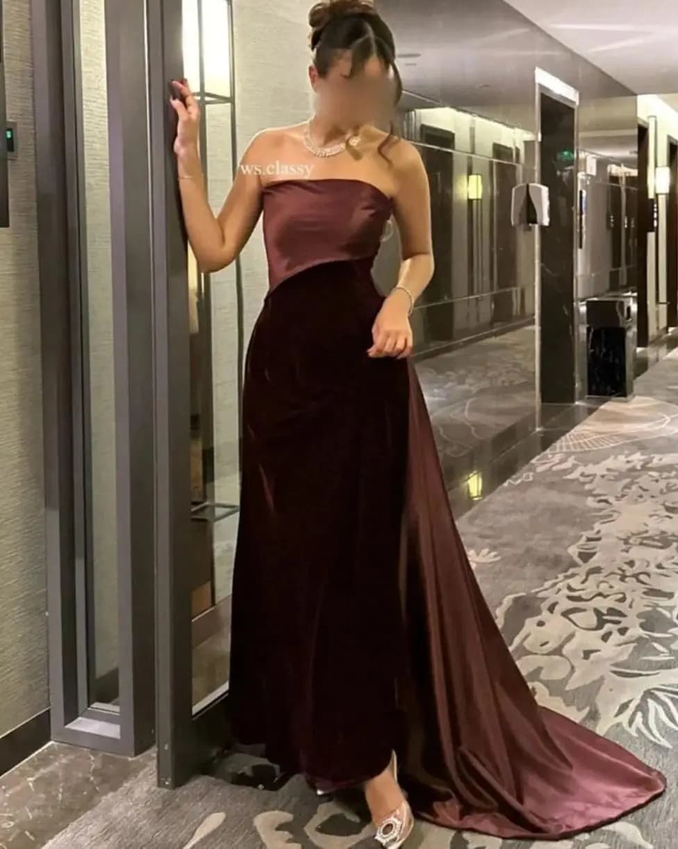 Customized Saudi Arabic Prom Dresses Sleevesless Big Bow Elegant Formal Women Evening Dresses Wedding Party Gowns vestidos