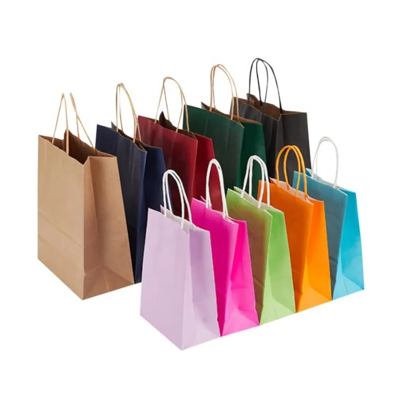 Customized product、Cheap Paper Bag Manufacturing Kraft Paper Bag