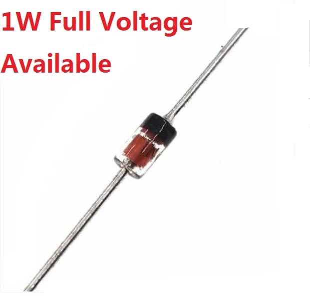 50pcs 1W Zener Diode DO-35 1N4749A 24V 1N4748A 22V 1N4747A 20V 1N4746A 18V 1N4745A 16V 1N4744A 15V 1N4743A 13V