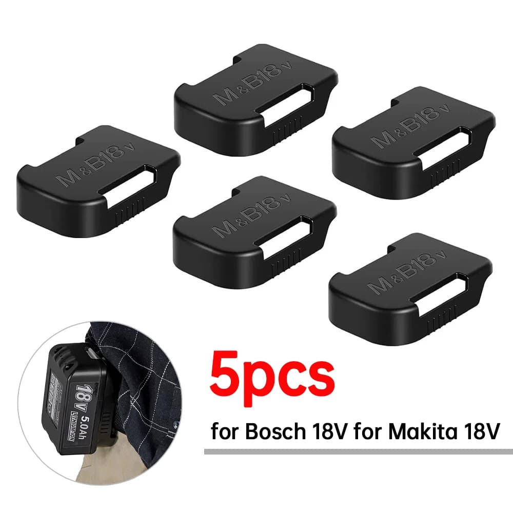 Battery Storage Battery Case Battery Holder Electric Power Tool Holder Bracket for Bosch 18V for Makita 18V Devices