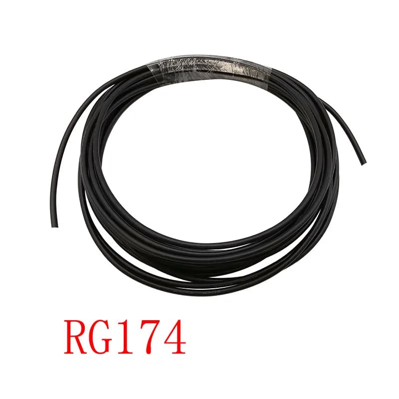 5 / 10 Meters RG174 Coax Cable RG-174 Coaxial Extension Cables 50Ohm