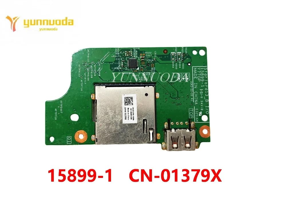 15899-1 CN-01379X For  Dell Inspiron 13  5368  5568 7569 7579 USB SD Card Reader IO Circuit Board Y7TGP 01379X teste good