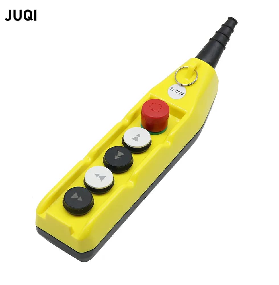 PL05D4 5-hole hoisting control manual box Crane button Two speed switch control button box
