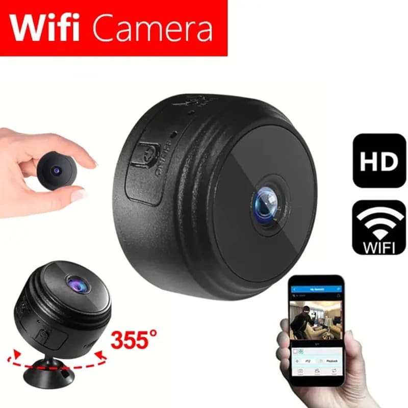 A9 Mini Camera HD 720P Intelligent Home Security IP WiFi Camera Monitor Mobile Remote Camera Mobile Remote Application