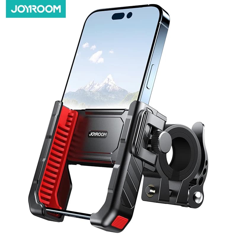 Joyroom Bike Phone Holder Universal One-hand Operation Bicycle Motorcycle Phone Holder For 4.7-7" Mobile Phone Shockproof