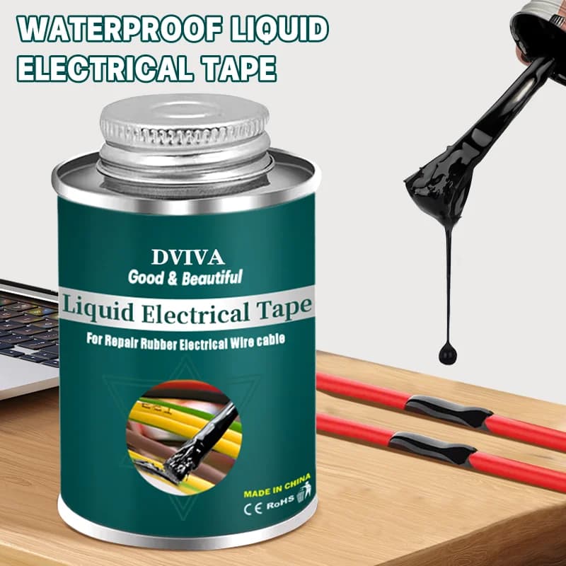 Insulation Paste Sealant Liquid Electrical Tape Suitable Fix Line Glue for Wires Cables Home Liquid Insulation Adhesives Sealer