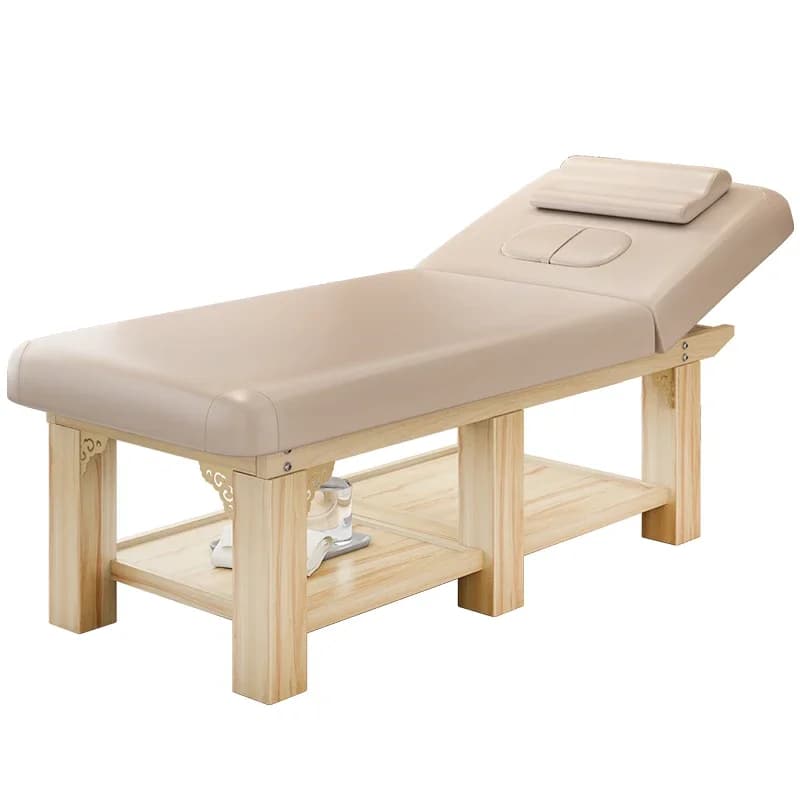 Tables Multifunctional Beauty Table Massage Bed Chiropractic Salon Nails Salon Furniture Manicure Couch Curved Wooden