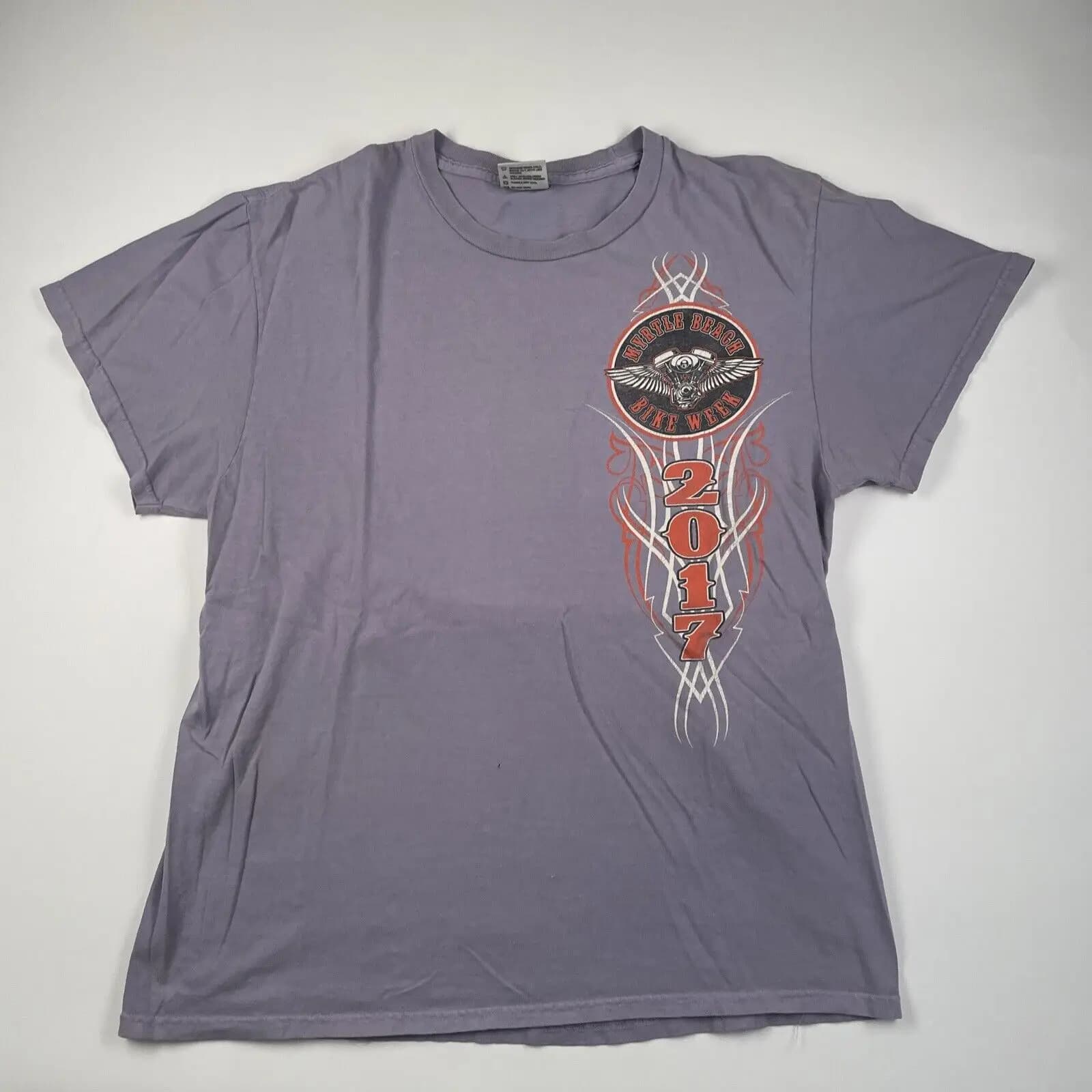 Vintage 2017 Myrtle Beach Bike Week T Shirt Size Large