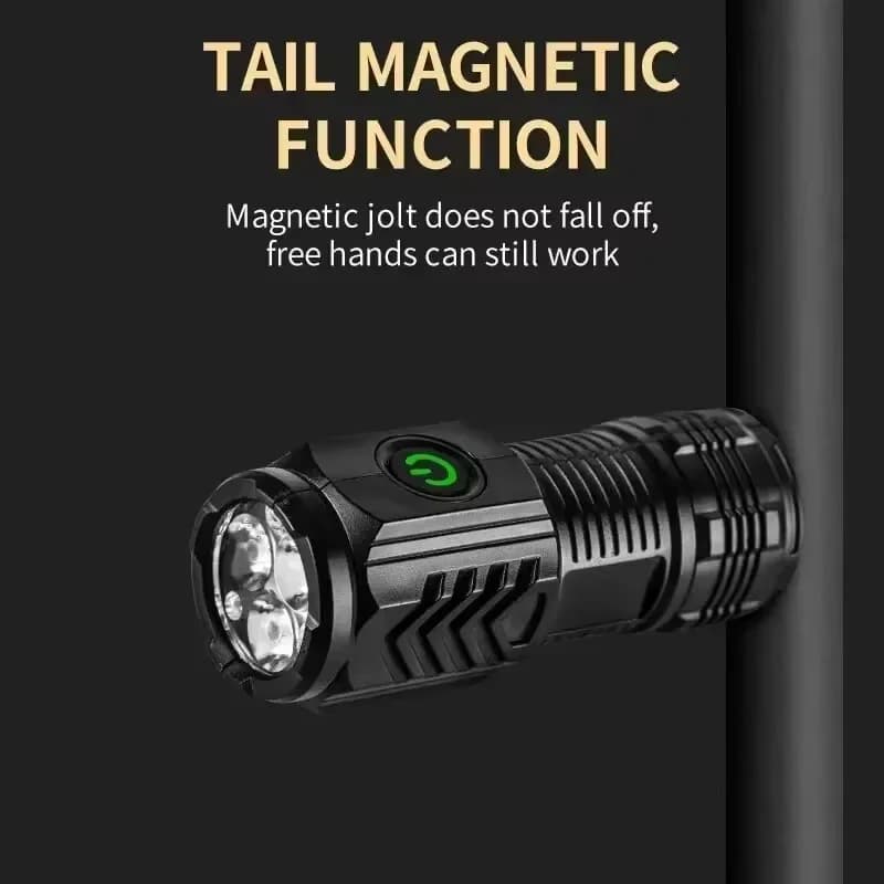 Rechargeable Flashlight Batteries Torch Light Tactical Flashlights High Power Led Flashlight Tiki Super Powerful Flashlights