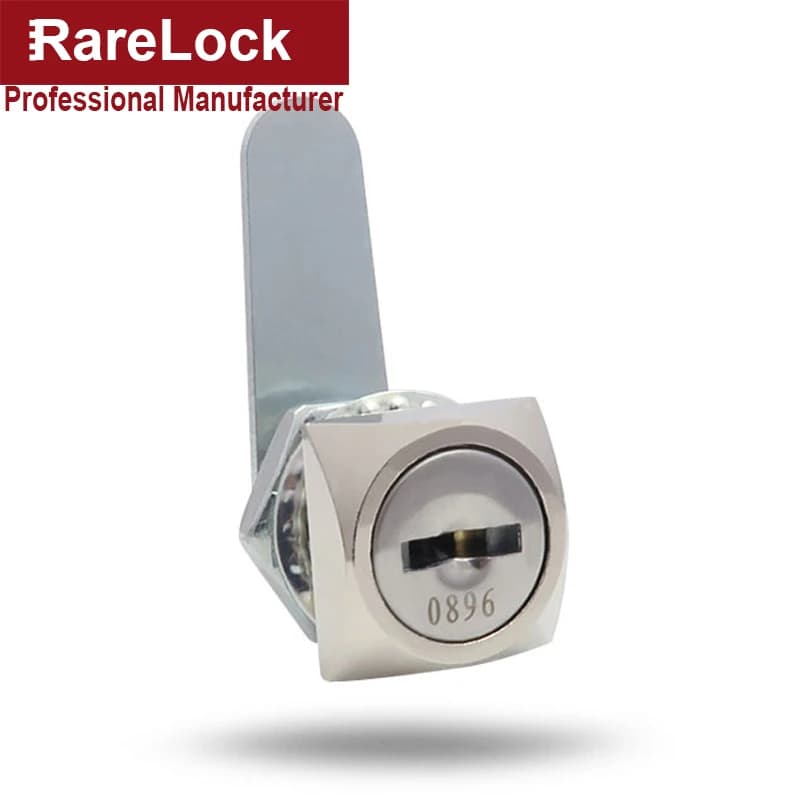 Square Cabinet Cam Lock Key Differnt 20mm for GYM School Locker Office File Cabinet Mailbox Lock Replacement Rarelock MA128 H