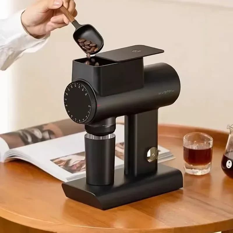 2024 NEW Timemore 064S Coffee Grinder Flat Burrs Household Speed Adjustment Espresso Electric Coffee Grinding Machine