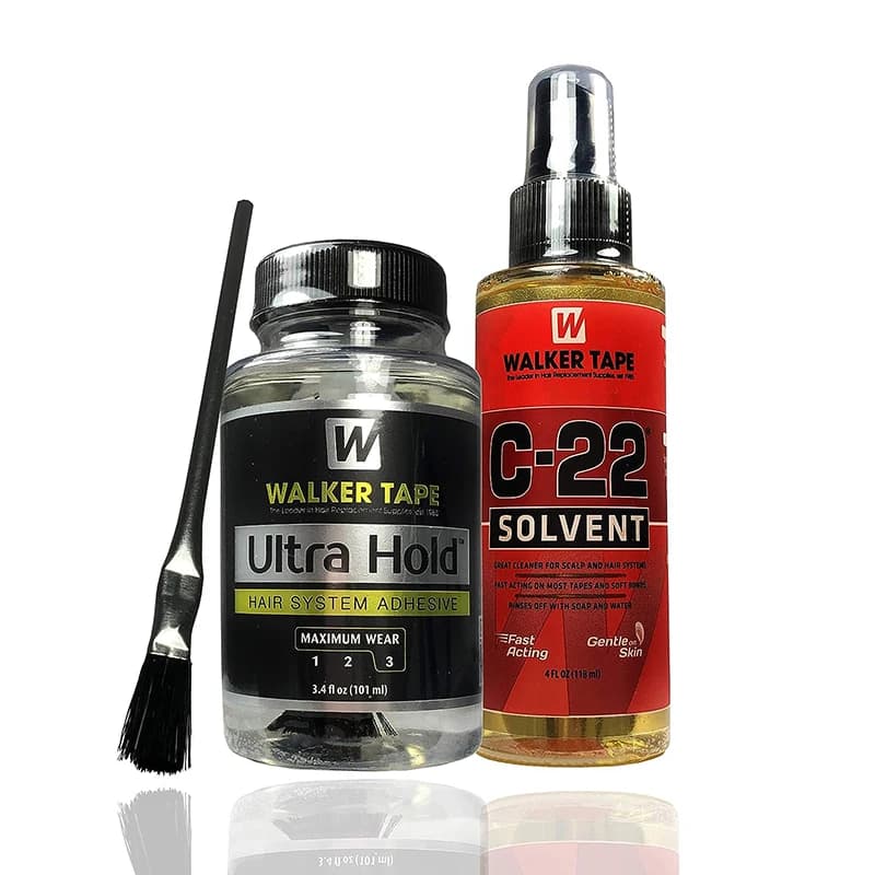 Ultra Hold Hair System Adhesive  & 4oz C22 Solvent Wig Glue Remover for lace wigs toupee closure