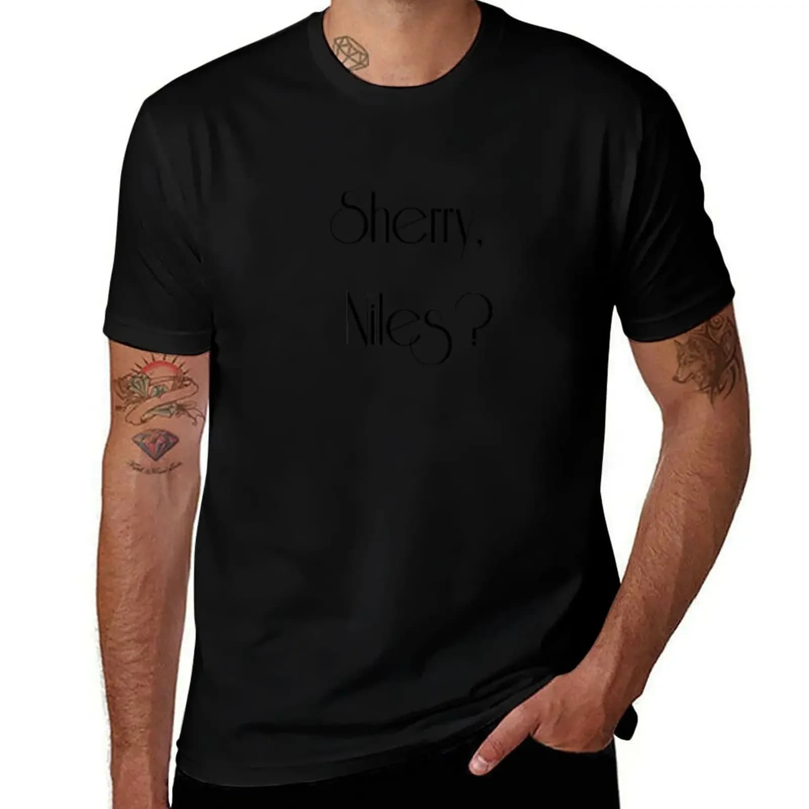 Would you like a sherry, Niles? T-Shirt vintage t shirts man clothes men tshirt