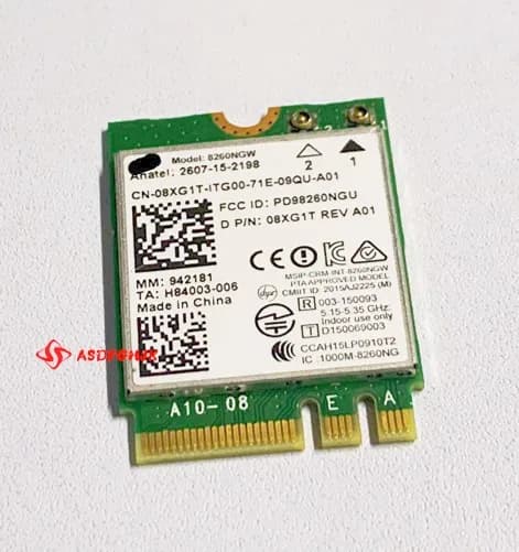 Original for Dell Latitude E5470 E7470 E7460 NGFF Wireless WiFi Card AC 8260 8xg1t 08XG1T cn-08cxg1t H70224-001
