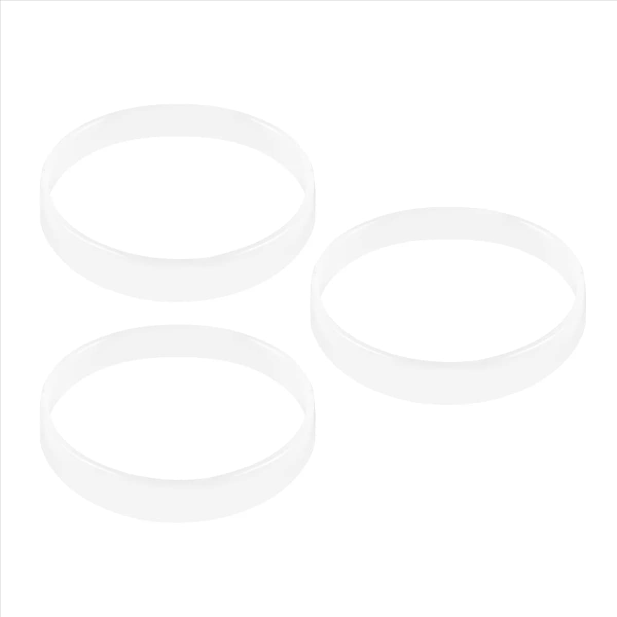 3PCS Seal Rubber Seal Spare Seal Spare Part Compatible for Nutri Ninja 6/7 Fins Blade Blender Mixer (Ø 10cm)