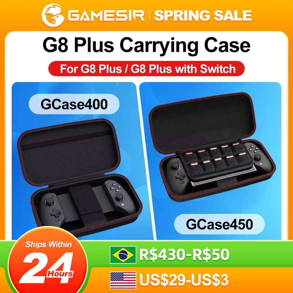 GameSir G8 Plus Carrying Case G8 Galileo Controller Bag for X3 PRO X2 PRO X2s Type-C  X4 Aileron X2s Bluetooth Gamepads Box