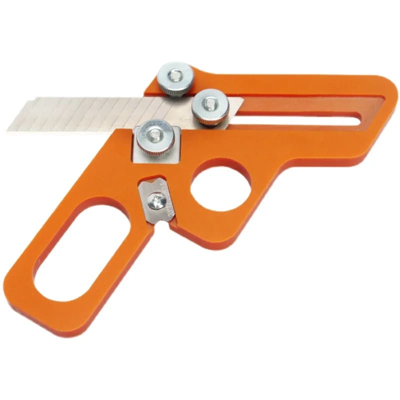 Manual trimming and chamfering tool Small edge banding machine arc right Angle trimming and scraping special chamfer