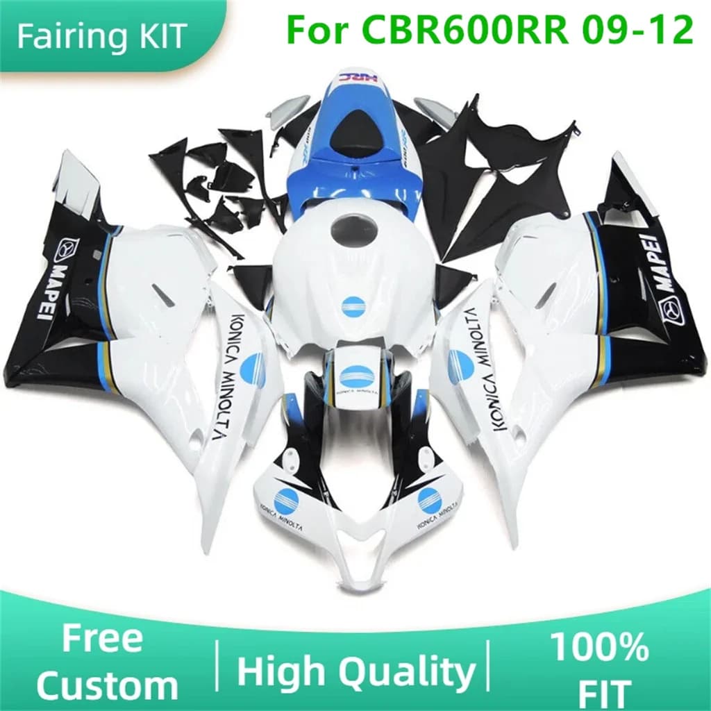 Full BodyKits for HONDA CBR 600RR 2009 2010 2011 2012 CBR600RR 09 10 11 12 Fairing Kit Road Racing Body Repair Aftermarket Parts